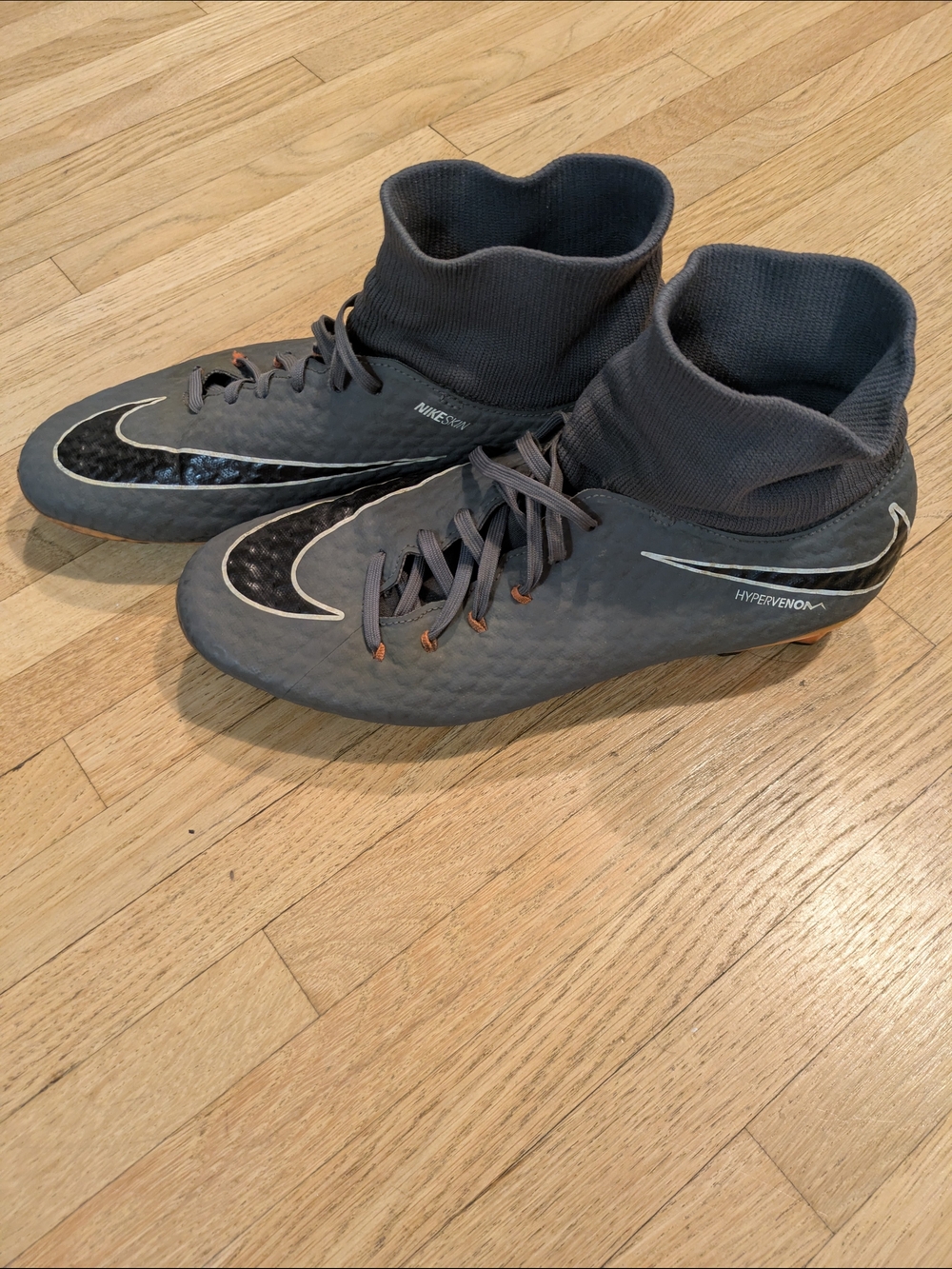 Nike Hypervenom Phantom Dark Grey Soccer Cleats